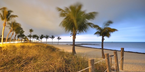 Key West beach dock