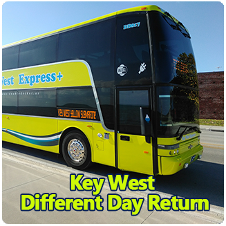 Key West Transportation (Round-Trip Different Day Return)
